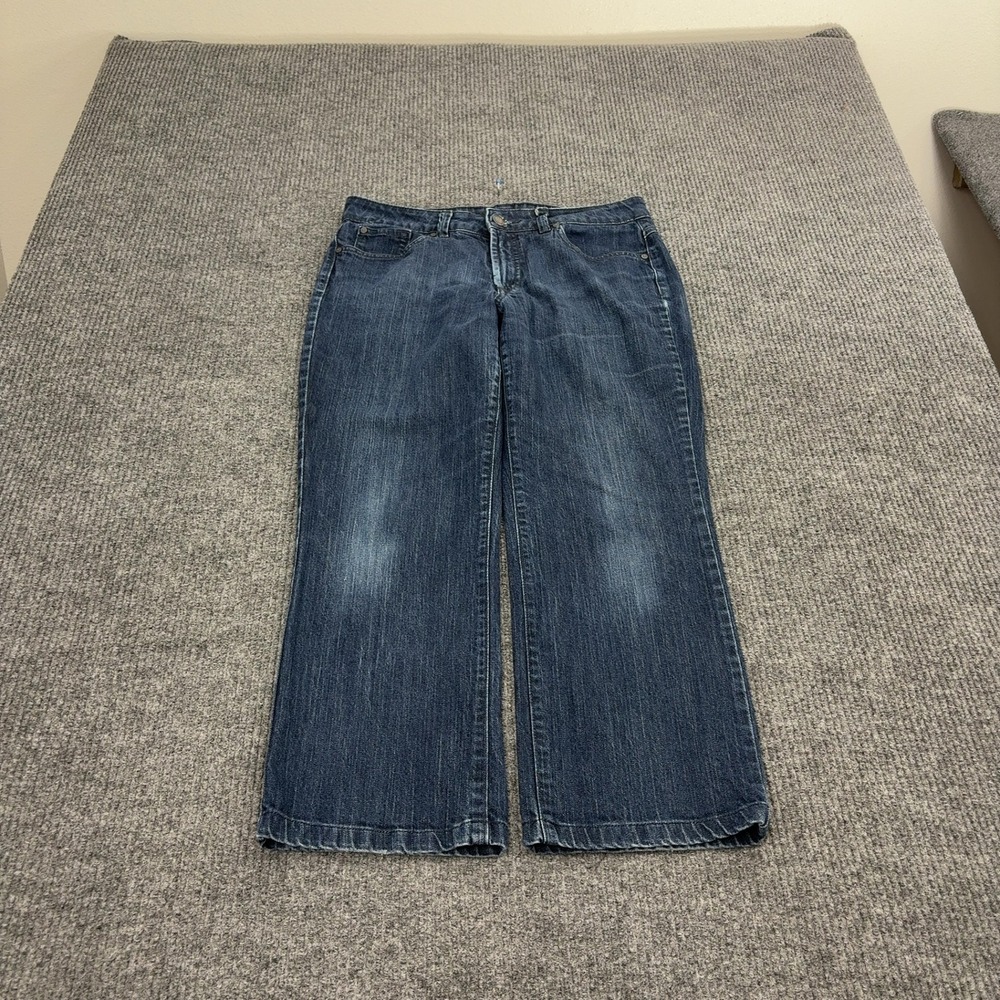 Nine West Jeans Women 10 Blue Denim Bootcut Casual Y2K